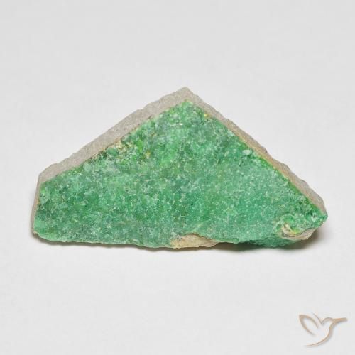 8.04 ct Green Druzy Variscite Stone, Natural Druzy Variscite in Fancy Crystal Cluster Shape for Sale