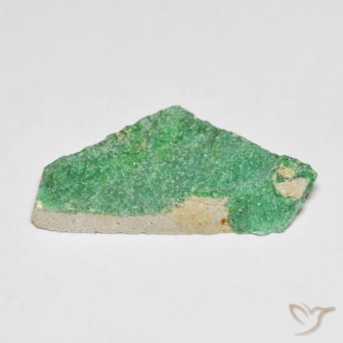 Druzy Variscite Gemstone in 25.8 x 13.9 mm Size for Sale, Druzy Variscite Stone in Mint Green Color