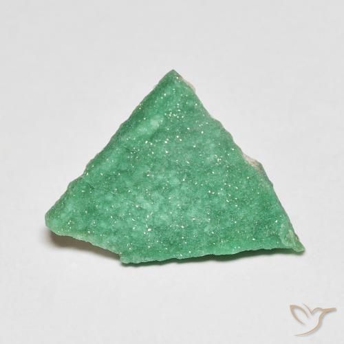 3.67 ct Odd Shaped Druzy Variscite, 18.6 x 13.5 mm From China, Photo A