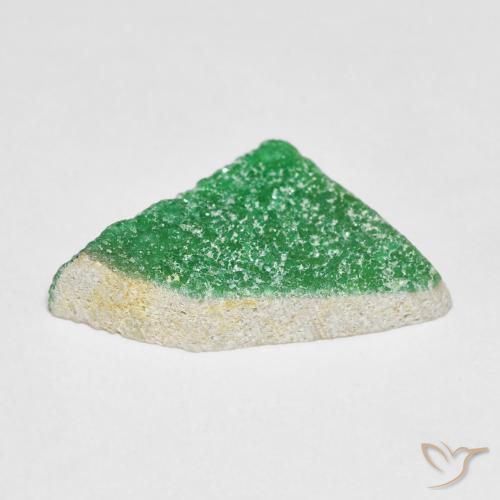 Druzy Variscite Gemstone in 16 x 12.5 mm Size for Sale, Druzy Variscite Stone in Medium light Green Color