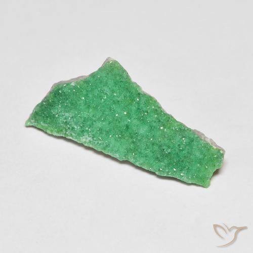 5.40ct Natural Yellowish Green Druzy Variscite, Fancy, Opaque