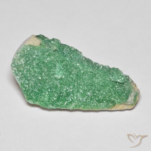 6.96ct Natural Yellowish Green Druzy Variscite, Fancy, Opaque