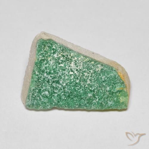 4,69 ct Odd Shaped Druzy Variscite, 16,2 x 11,6 mm De Chine, Photo A