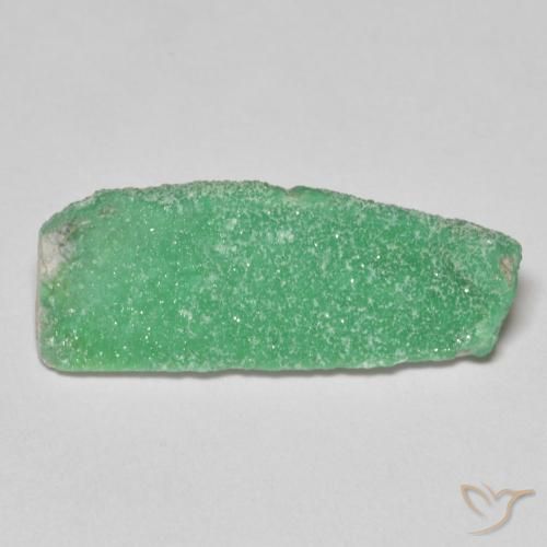 6.16ct Natural Pale Yellowish Green Druzy Variscite, Fancy, Opaque