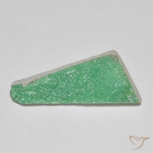 4,54 ct Odd Shaped Druzy Variscite, 22,6 x 9,5 mm De Chine, Photo A