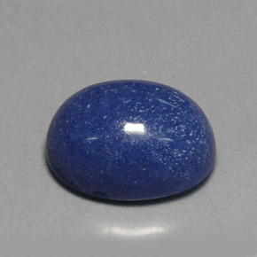 11.82 ct Blue Dumortierite Quartz Gemstone, Dumortierite Quartz Gem in Oval Cabochon Shape for Sale.