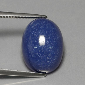 11.82 ct Blue Dumortierite Quartz Stone, Natural Dumortierite Quartz in Oval Cabochon Shape for Sale