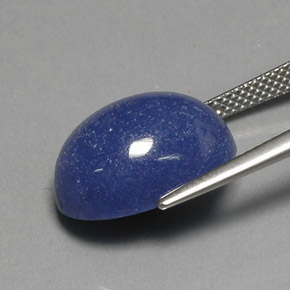 Dumortierite Quartz Gemstone in 16 x 12 mm (calibrated) Size for Sale, Dumortierite Quartz Stone in Violet Blue Color