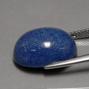 Dumortierite Quartz Gemstone in 16 x 12 mm (calibrated) Size for Sale, Dumortierite Quartz Stone in Violet Blue Color
