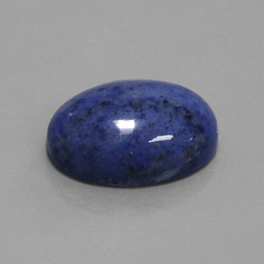 13.90 ct Blue Dumortierite Quartz Stone, Natural Dumortierite Quartz in Oval Cabochon Shape for Sale