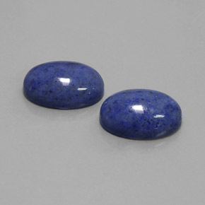 26.56 ct Blue Dumortierite Quartz Stone, Natural Dumortierite Quartz in Oval Cabochon Shape for Sale