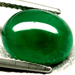 Emerald Gemstone in 11 x 9 mm (calibrated) Size for Sale, Emerald Stone in Green Color
