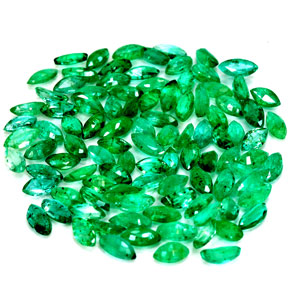 Emerald Gemstone in 4 x 2 mm (calibrated) Size for Sale, Emerald Stone in Green Color