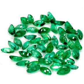 Emerald Gemstone in 4 x 2.2 mm Size for Sale, Emerald Stone in Green Color