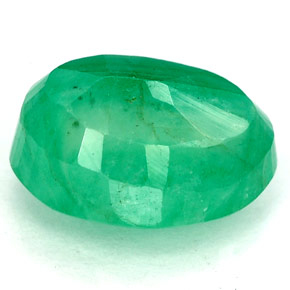 Emerald Gemstone in 10.9 x 8.2 mm Size for Sale, Emerald Stone in Green Color
