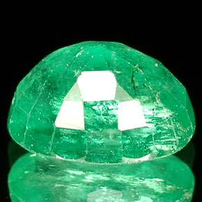 Emerald Gemstone in 8 x 6 mm (calibrated) Size for Sale, Emerald Stone in Green Color