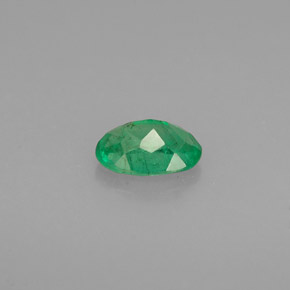 Emerald Gemstone in 6.3 x 4.4 mm Size for Sale, Emerald Stone in Green Color