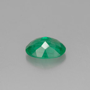 Emerald Gemstone in 7.4 x 5.5 mm Size for Sale, Emerald Stone in Green Color