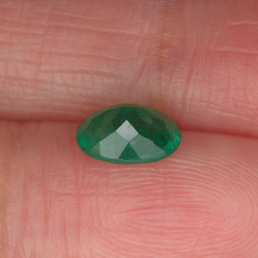 Emerald Gemstone in 7 x 5 mm (calibrated) Size for Sale, Emerald Stone in Green Color