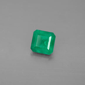 0.47 ct Green Emerald Stone, Natural Emerald in Octagon Facet Shape for Sale