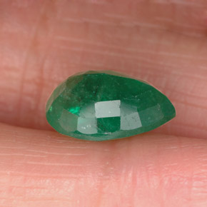 Emerald Gemstone in 10.4 x 7.6 mm Size for Sale, Emerald Stone in Green Color