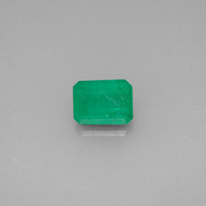 0.71 ct Green Emerald Stone, Natural Emerald in Octagon Facet Shape for Sale