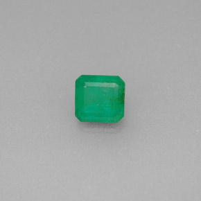 0.48 ct Green Emerald Stone, Natural Emerald in Octagon Facet Shape for Sale