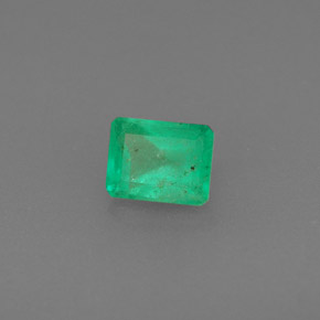 0.47 ct Green Emerald Stone, Natural Emerald in Octagon Facet Shape for Sale