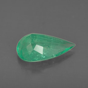 Emerald Gemstone in 12.6 x 7.5 mm Size for Sale, Emerald Stone in Green Color