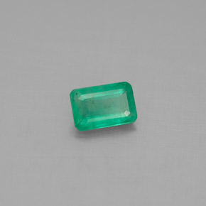 0.47 ct Green Emerald Stone, Natural Emerald in Octagon Facet Shape for Sale