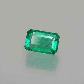 0.47 ct Green Emerald Stone, Natural Emerald in Octagon Facet Shape for Sale