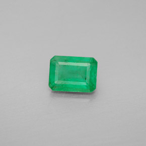 0.99 ct Green Emerald Stone, Natural Emerald in Octagon Facet Shape for Sale