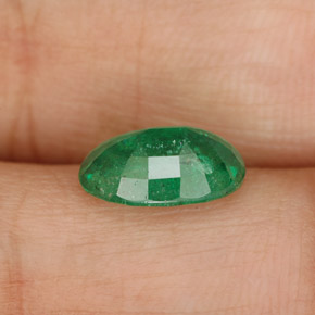 Emerald Gemstone in 9.5 x 6.8 mm Size for Sale, Emerald Stone in Green Color