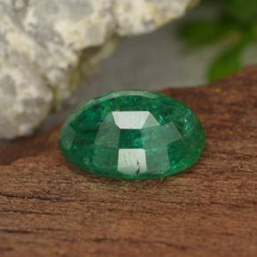Emerald Gemstone in 8.6 x 6.7 mm Size for Sale, Emerald Stone in Green Color