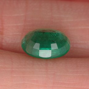 Emerald Gemstone in 9 x 7 mm (calibrated) Size for Sale, Emerald Stone in Green Color