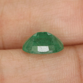 Emerald Gemstone in 9 x 7 mm (calibrated) Size for Sale, Emerald Stone in Green Color