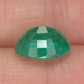 Emerald Gemstone in 10 x 8 mm (calibrated) Size for Sale, Emerald Stone in Green Color