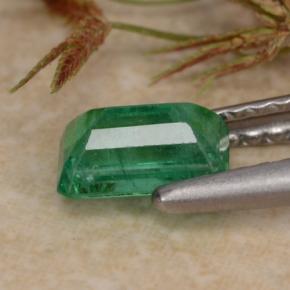 Emerald Gemstone in 6 x 4 mm (calibrated) Size for Sale, Emerald Stone in Light Green Color