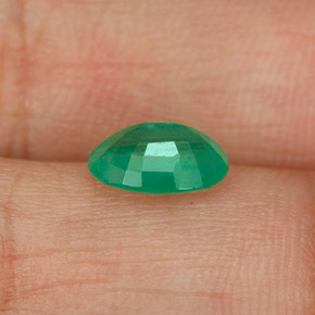 Emerald Gemstone in 8 x 6 mm (calibrated) Size for Sale, Emerald Stone in Green Color