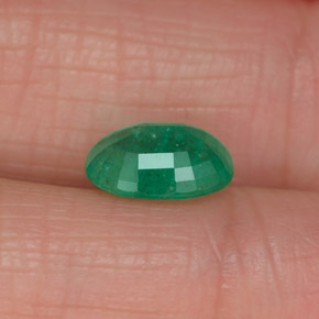 Emerald Gemstone in 8 x 6 mm (calibrated) Size for Sale, Emerald Stone in Green Color