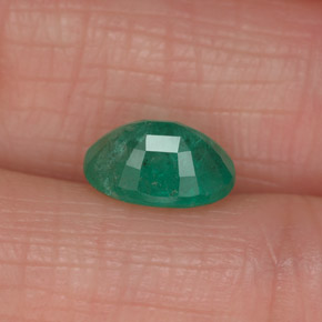 Emerald Gemstone in 8 x 6 mm (calibrated) Size for Sale, Emerald Stone in Green Color