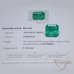 Emerald Gemstone in 19 x 19 mm (calibrated) Size for Sale, Emerald Stone in Forest Green Color