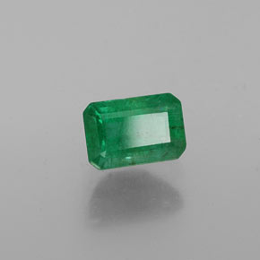 0.72 ct Green Emerald Stone, Natural Emerald in Octagon Facet Shape for Sale