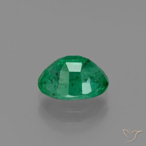Emerald Gemstone in 8.5 x 6.5 mm Size for Sale, Emerald Stone in Medium Green Color