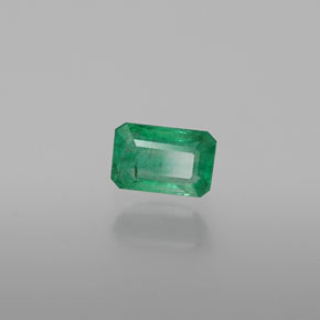 0.61 ct Green Emerald Stone, Natural Emerald in Octagon Facet Shape for Sale