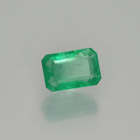 0.57 ct Green Emerald Stone, Natural Emerald in Octagon Facet Shape for Sale