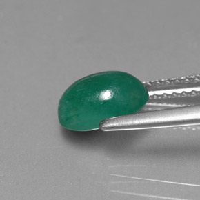Emerald Gemstone in 8 x 6 mm (calibrated) Size for Sale, Emerald Stone in Green Color