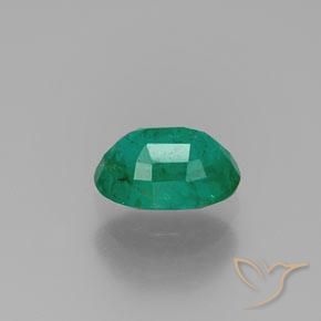 Emerald Gemstone in 8.8 x 6.3 mm Size for Sale, Emerald Stone in Electric Green Color