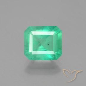 2.74ct Natural Light Green Emerald, Emerald Cut, SI