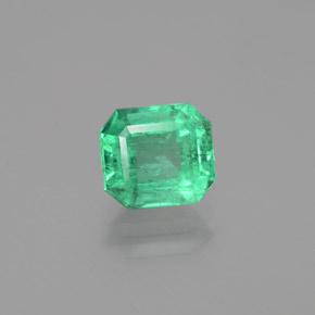 hellgrün Smaragd Edelstein - 1.5ct Oktagon facettiert (ID: 380143)